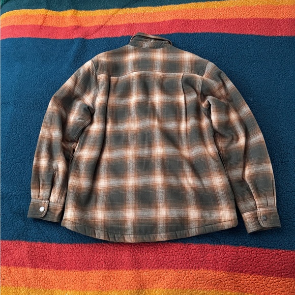 Dickies Brown Plaid Shirt - Picture 2 of 3